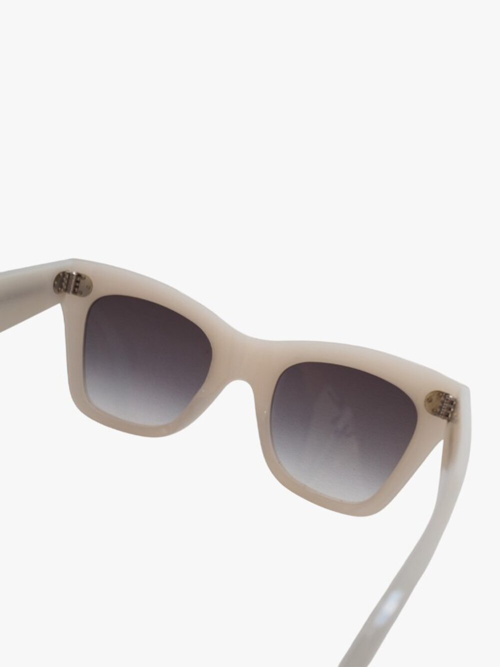CELINE | "TILDA" SUNGLASSES IN OFF-WHITE BEIGE ACETATE - Picture 3 of 7